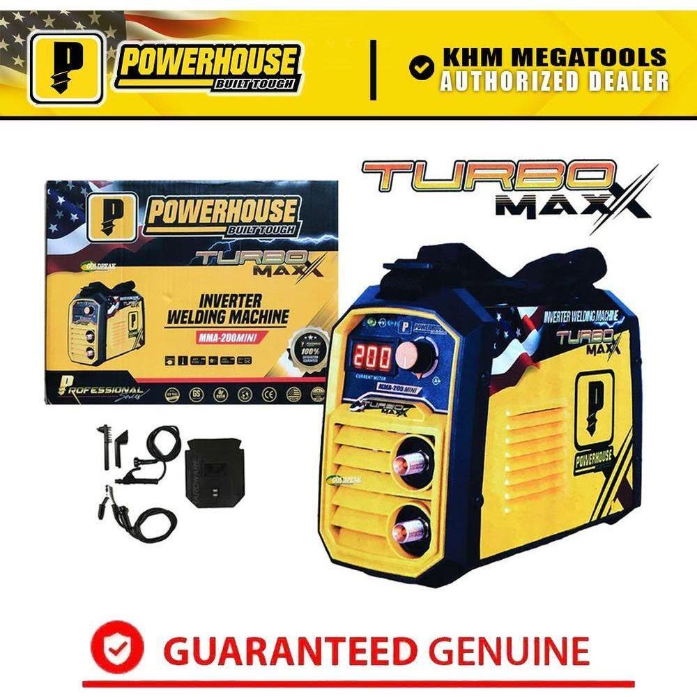 Powerhouse MMA 200 (Mini) DC Inverter Welding Machine (Hyper Series) 200A | Powerhouse by KHM Megatools Corp. Powerhouse MMA 200 (Mini) DC Inverter Welding Machine (Hyper Series) 200A | Powerhouse by KHM Megatools Corp.